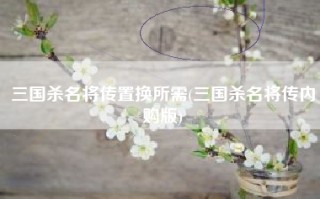 三国杀名将传置换所需(三国杀名将传内购版)