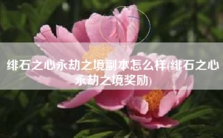 绯石之心永劫之境副本怎么样(绯石之心永劫之境奖励)