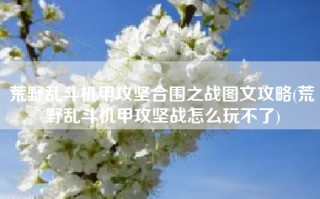荒野乱斗机甲攻坚合围之战图文攻略(荒野乱斗机甲攻坚战怎么玩不了)