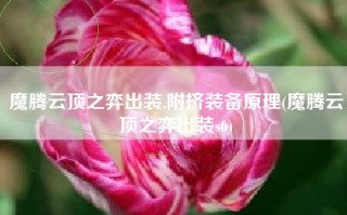 魔腾云顶之弈出装,附挤装备原理(魔腾云顶之弈出装s6)