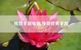 传世手游电脑,传奇世界手游