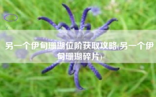 另一个伊甸珊瑚位阶获取攻略(另一个伊甸珊瑚碎片)