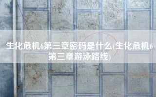 生化危机6第三章密码是什么(生化危机6第三章游泳路线)