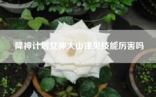降神计划女神大山津见技能厉害吗