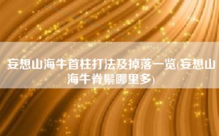妄想山海牛首柱打法及掉落一览(妄想山海牛脊鬃哪里多)