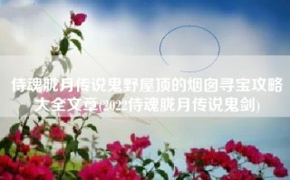 侍魂胧月传说鬼野屋顶的烟囱寻宝攻略大全文章(2022侍魂胧月传说鬼剑)