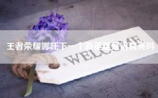 王者荣耀哪吒下一个新英雄是诸葛亮吗