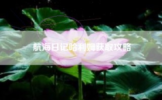 航海日记哈利姆获取攻略