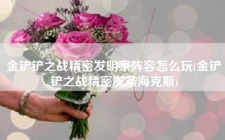 金铲铲之战精密发明家阵容怎么玩(金铲铲之战精密发条海克斯)