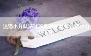 达猫小分队法球效果属性大全(达猫小分队下载)