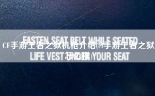 CF手游王者之狱机枪介绍(cf手游王者之狱怎么样)