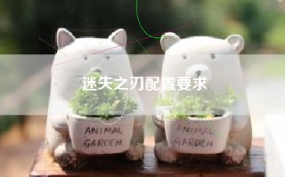 迷失之刃配置要求