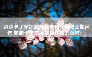 跑跑卡丁车冰澜棉花糖和光明骑士如何选(跑跑卡丁车冰澜棉花糖怎么样)_1