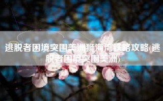 逃脱者困境突围美洲狮海湾铁路攻略(逃脱者困境突围美洲)