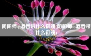 阴阳师sp酒吞带什么御魂(阴阳师sp酒吞带什么御魂)