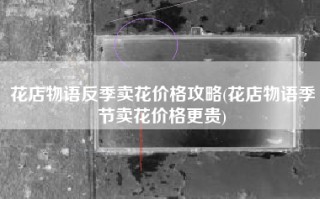 花店物语反季卖花价格攻略(花店物语季节卖花价格更贵)