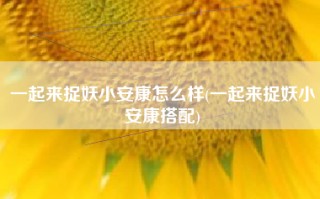 一起来捉妖小安康怎么样(一起来捉妖小安康搭配)