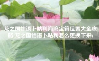 龙之国物语卜咕利海湾宝箱位置大全攻略(龙之国物语卜咕利怎么更换下来)