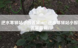 逆水寒驿站小报答案2022(逆水寒驿站小报答案最新)
