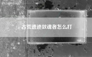 古荒遗迹敛魂者怎么打
