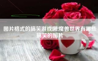 图片格式的搞笑游戏图,魔兽世界有哪些搞笑的图片