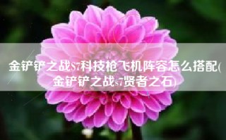 金铲铲之战S7科技枪飞机阵容怎么搭配(金铲铲之战s7贤者之石)