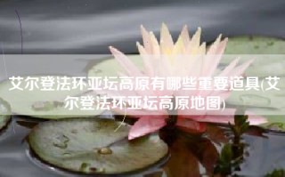 艾尔登法环亚坛高原有哪些重要道具(艾尔登法环亚坛高原地图)