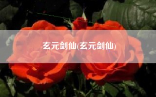 玄元剑仙(玄元剑仙)