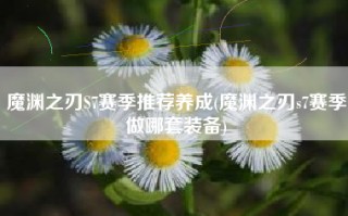 魔渊之刃S7赛季推荐养成(魔渊之刃s7赛季做哪套装备)