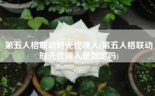第五人格联动时光代理人(第五人格联动时光代理人是限定吗)