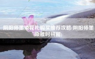 阴阳师墨染花札购买推荐攻略(阴阳师墨染雅时拼图)