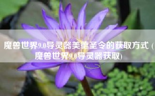 魔兽世界9.0导灵器美德圣令的获取方式 (魔兽世界9.0导灵器获取)