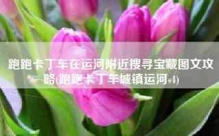 跑跑卡丁车在运河附近搜寻宝藏图文攻略(跑跑卡丁车城镇运河s4)