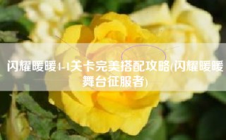 闪耀暖暖4-1关卡完美搭配攻略(闪耀暖暖舞台征服者)