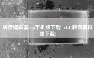 转盘模拟器app手机版下载  v1.1(转盘模拟器下载)