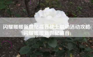 闪耀暖暖新世纪福音战士联动活动攻略(闪耀暖暖新世纪福音)