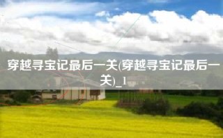 穿越寻宝记最后一关(穿越寻宝记最后一关)_1