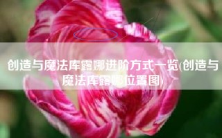 创造与魔法库露娜进阶方式一览(创造与魔法库露娜位置图)