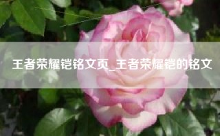 王者荣耀铠铭文页_王者荣耀铠的铭文