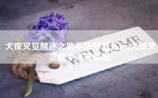 犬夜叉觉醒迷之助平法师怎么玩(犬夜叉觉醒手游破解版)