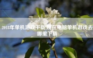 2018年单机游戏下载,现在电脑单机游戏去哪里下载