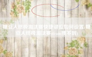 糖豆人终极淘汰赛快捷键位如何设置(糖豆人终极淘汰赛steam搜不到)