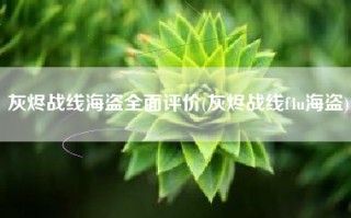 灰烬战线海盗全面评价(灰烬战线f4u海盗)