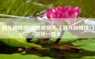 超凡蜘蛛侠2游戏被烧死,《超凡蜘蛛侠2》游戏一直卡