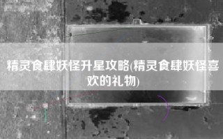 精灵食肆妖怪升星攻略(精灵食肆妖怪喜欢的礼物)