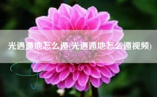 光遇遁地怎么遁(光遇遁地怎么遁视频)