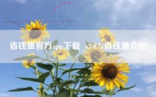 省钱鱼官方app下载  v3.0.7(省钱鱼介绍)