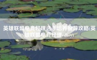 英雄联盟电竞经理选手培养推荐攻略(英雄联盟电竞经理cdkey)