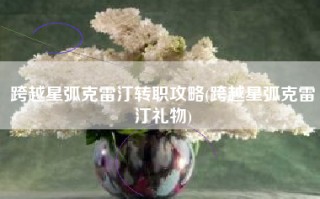 跨越星弧克雷汀转职攻略(跨越星弧克雷汀礼物)