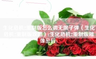 生化危机2重制版怎么调无限子弹（生化危机2重制版攻略）(生化危机2重制版雕像密码)